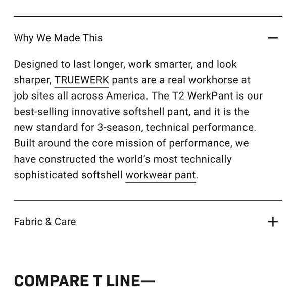 Truewerk T2 Werkpant - Picture 7 of 8